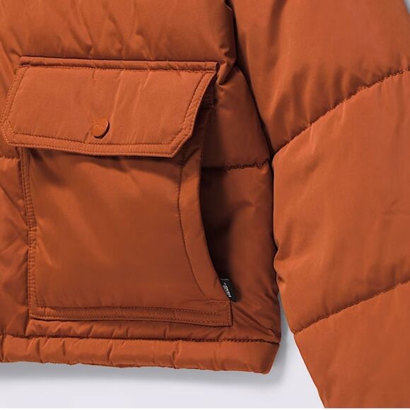 Vans Aubrey Primaloft Puffer Jacket- Auburn Orange - Picture 6 of 10